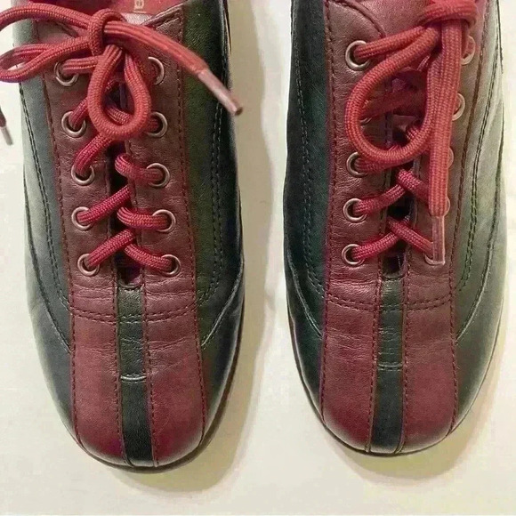 Naturalizer Womens Maroon Black Leather Natural Sport Sneakers Shoes Size 9.5 - Picture 8 of 10